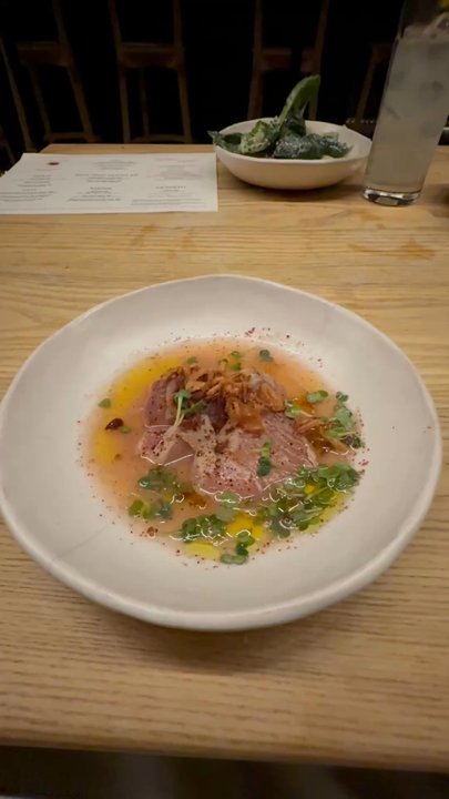 Tomo signature dishes The five-course tasting menu changes seasonally. Past dishes include variations of ceviche and chawanmushi.